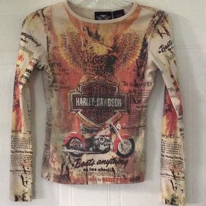 Harley Davison long sleeve shirt